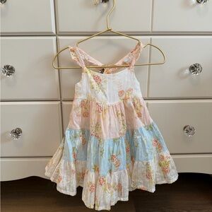 floral print tiered dress